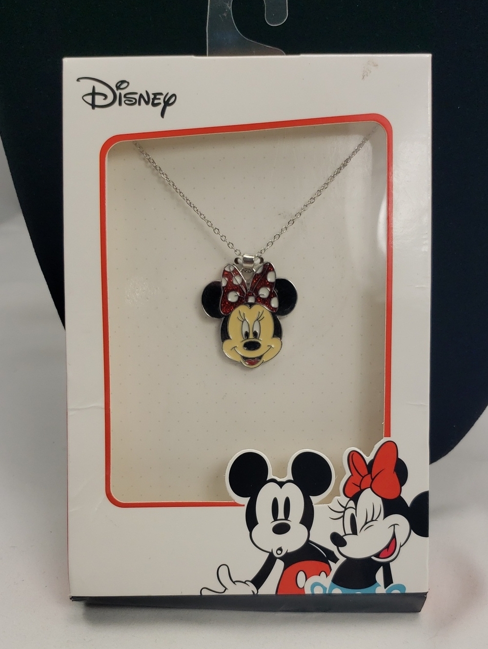 Disney Minnie Mouse Pendant Necklace NWT